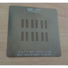 Трафарет с оснасткой формой для размещения 6 чипов видеопамяти GDDR5X DDR5X BGA190