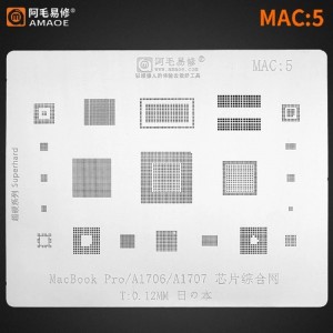 Трафарет MAC 5 Apple MacBook Pro A1706 A1707