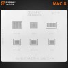 Трафарет MAC 8 Apple WIFI A1534 A1932 A1706 A1989 A1990 A2159