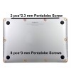 Набор винтов для нижней крышки корпуса Apple Macbook Pro A1398 A1425 A1502