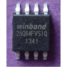 Микросхема памяти Winbond W25Q64FVSSIQ W25Q64FVSIQ Quad SPI SOIC8 64Mbit 8Mb