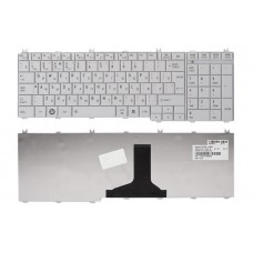 Клавиатура для ноутбука Toshiba Satellite C650 C650D C655 C660 L650 L650D L655 L670 L675 L750 L750D L755 L775 белая