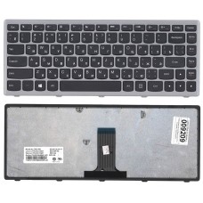 Клавиатура для ноутбука Lenovo IdeaPad Flex 14 Flex14 G400S G405S серая рамка