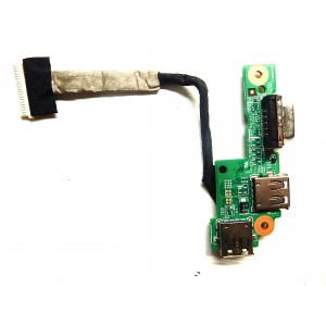 Плата USB VGA Dell Inspiron N5010 M5010 DG15 CRT BOARD 09698-1 4B.4HH03.011