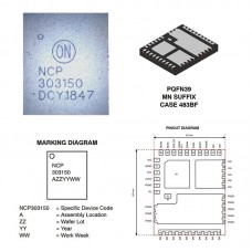 Микросхема NCP303150 NCP303150MNTWG