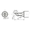 Жало Quick 303-SKU ножевидное для паяльных станций Quick 301, Quick 303, Quick 202D, Quick 202 