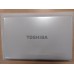 Крышка матрицы в сборе с петлями Toshiba L755 белая