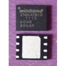 Микросхема памяти W25Q64DWIG QFN-8 1.8V