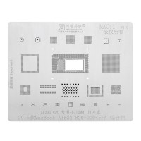 Трафарет MAC 1 Apple MacBook A1534 2015 SR23G 820-00045-A