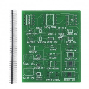 Плата адаптер 25-in-1 SMD to DIP8 SOIC8/16 SOP8 DFN8 USON8 DFN8 SOT5 SOT6 WSON8 WLCSP TSSOP8 MSOP8 XSON8 BGA24 SPI FLASH